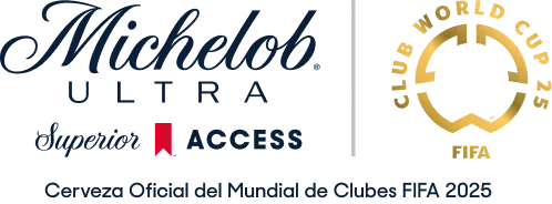 Logo Michelob - Cerveza Oficial del Mundial de Clubes FIFA 2025™ Logo Michelob - Cerveza Oficial del Mundial de Clubes FIFA 2025™
